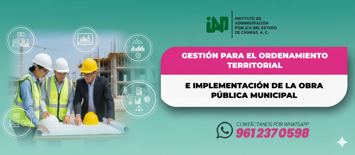 Imagen del curso Gestión para el Ordenamiento Territorial e Implementación de la Obra Pública Municipal